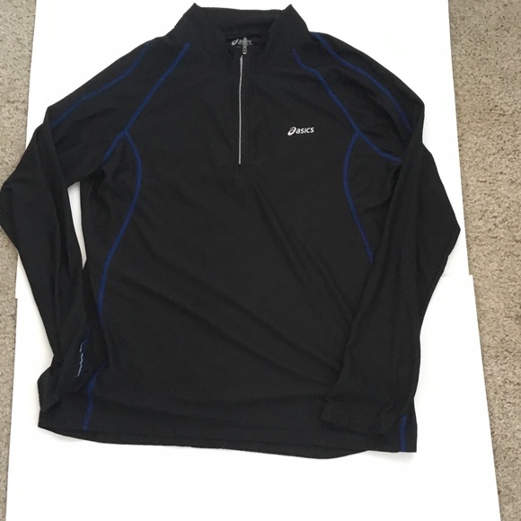 Asics Other - ASICS black quarter zip size Men’s Large